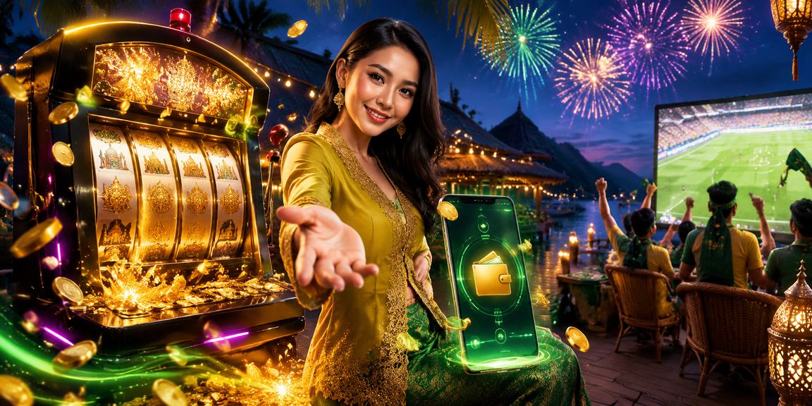 Pemain menikmati permainan slot sempena Hari Raya di Terengganu bersama 4707